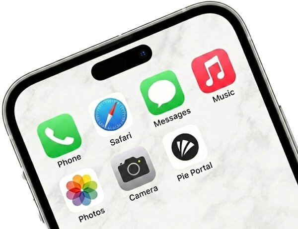 Pie Funds Investor Portal Web App on iPhone