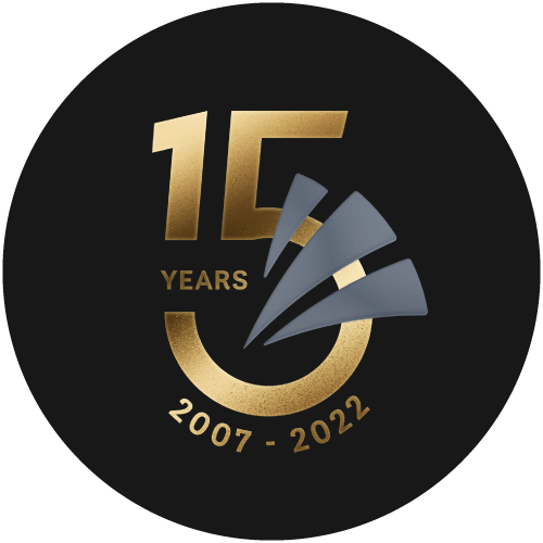 Pie Funds 15 years logo (2007-2022)